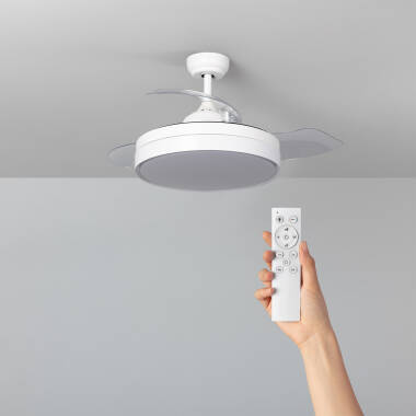 Produit de Ventilateur de Plafond Silencieux Dalori Blanc 106cm Moteur DC