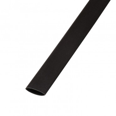 Gaine Thermorétractable Noire 12.7mm (1/2") - 20m, Rétreint 2:1, Température -55°C à +125°C
