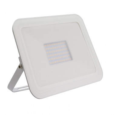 Proiettore LED Slim 50W 120lm/W IP65 Vetro Bianco