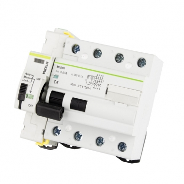 Interruttore Differenziale Industriale Riarmabile Compatto 4P 300mA 40-63A 10kA Clase A MATIS