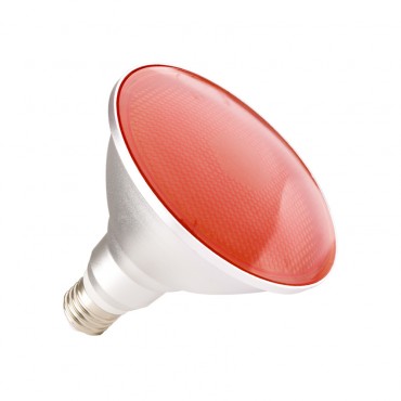 Lampadina LED E27 15W 1350 lm PAR38 Luce Rossa IP65 - Ledkia