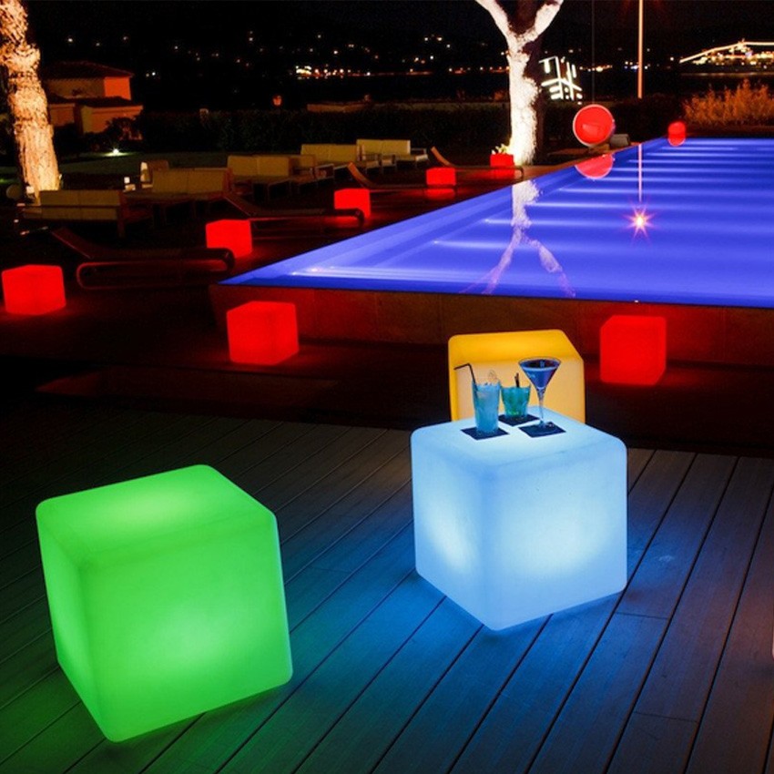 Product of 30cm Rechargeable RGBW LED Cube