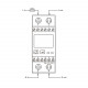 Produit de Compteur d’Énergie Bidirectionnel Monophasé Direct MAXGE 100A