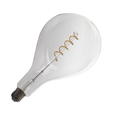 Lampadina a filamento LED a spirale Gold Vintage G125 E27