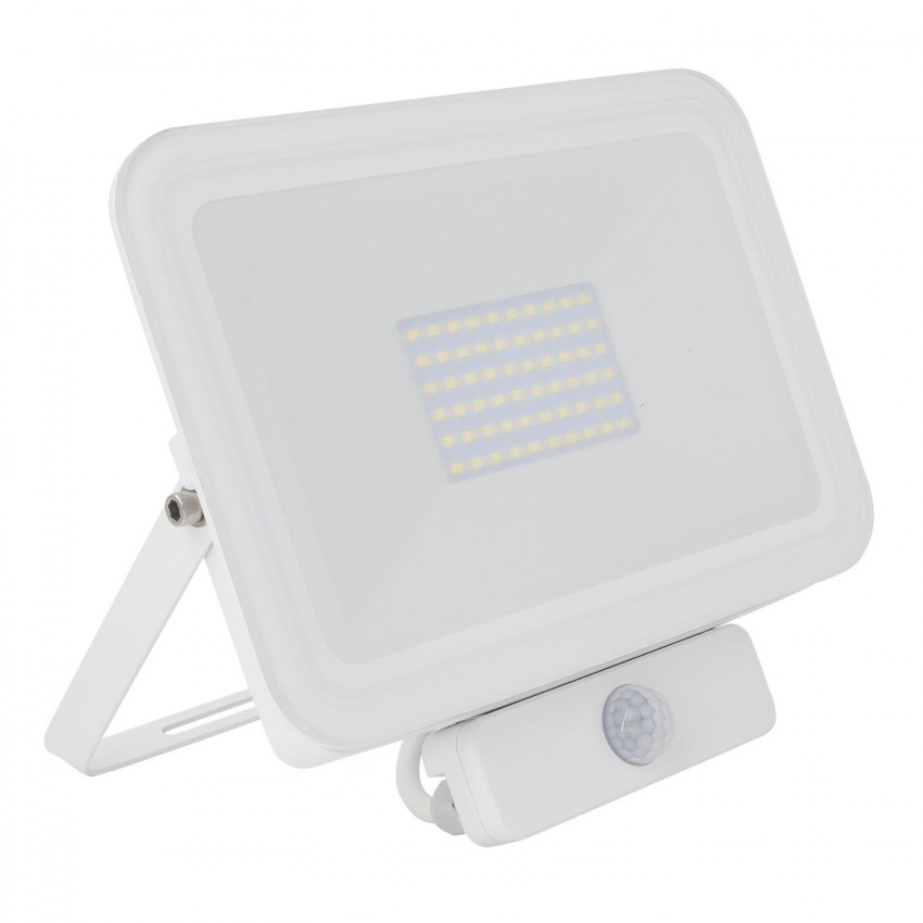 Product of 50W 120 lm/W IP65 Slim LED Floodlight with a PIR Motion Sensor