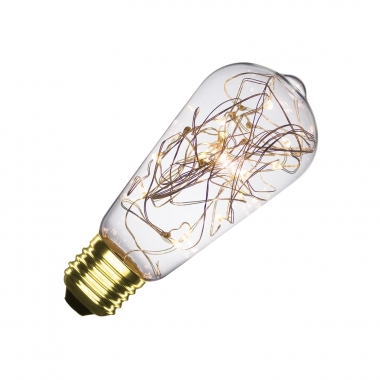 LED Filamentní Žárovka E27 1.5W 80 lm ST64