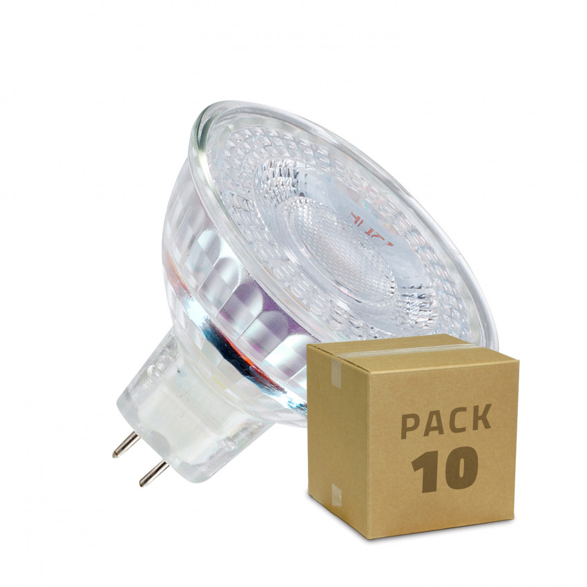 Product van Pack 10St LED lampen GU5.3 MR16 SMD Glas 12V 5W 
