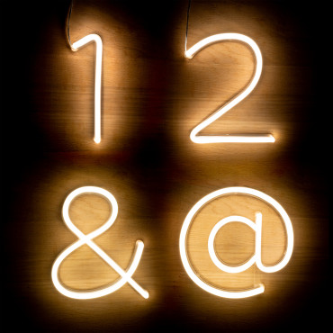 Product LED Symbole Neon und Nummern