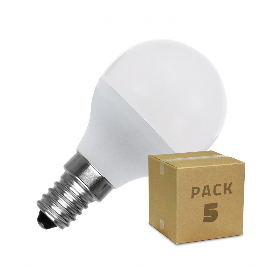 Produit de Pack 5 Ampoules LED E14 5W 400 lm G45