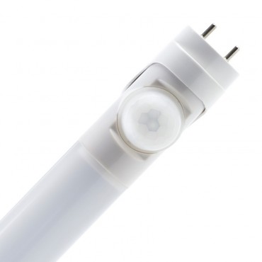 Product Tubo LED T8 G13 Alluminio 60 cm con Sensore di Movimento PIR Spegnimento Totale Connessione Unilaterale 9W 100lm/W