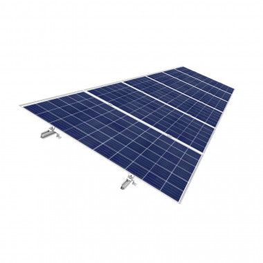 Coplanaire Structuur voor Zonnepanelen, Montage op Vlakke Metalen plaat en Beton