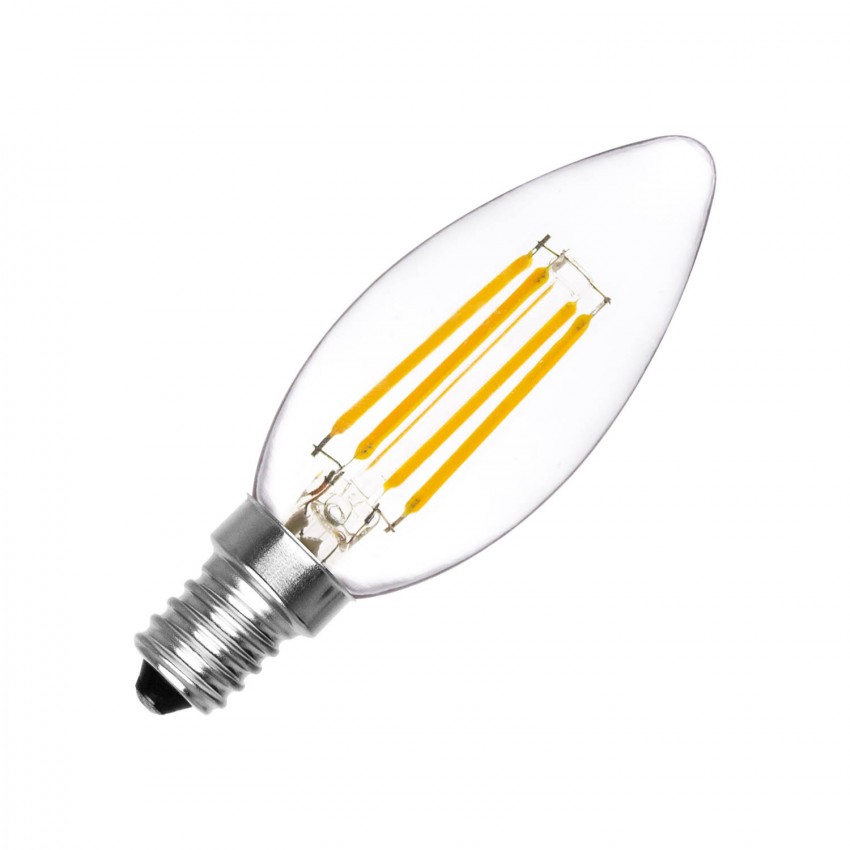 Produkt od LED Filamentní Žárovka E14 4W 360lm C35