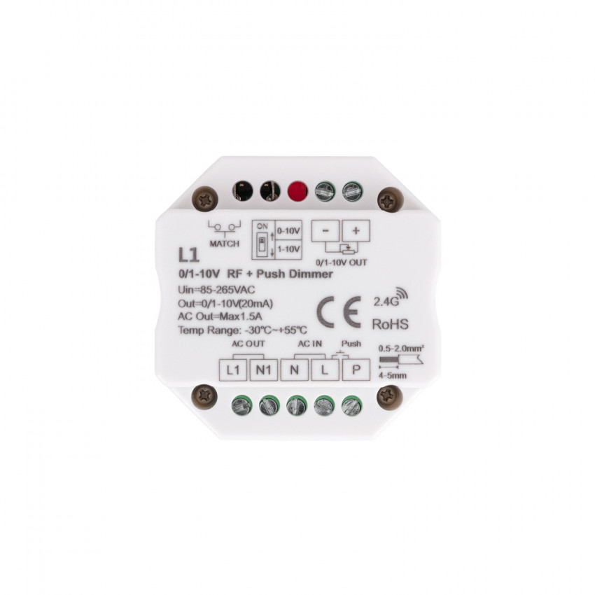 Product of RF 1-10V Universal LED Dimmer/Push button