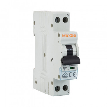 Product Magnetotermický Rezidenční Jistič DPN 1P+N 6-32A 6kA C-křivka MAXGE Alpha+