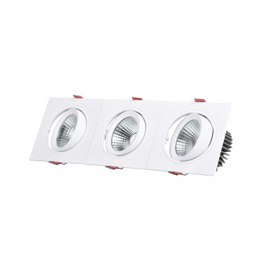 Produkt od Trojité Stropní Podhledové Downlight LED Svítidlo 15W New Madison Obdelníkové Výřez 260x120 mm