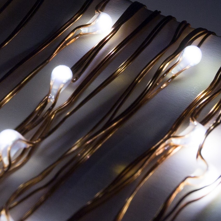 Produkt od 5m/10m LED Světelná Girlanda - Řetěz v Růžově Zlaté s Baterií