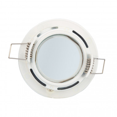 Product of White Round Downlight Frame for GU10 / GU5.3 LED Bulbs with  Ø65 mm Cut-Out