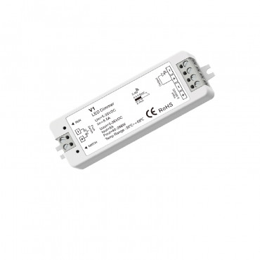 Product Přijímač pro Jednobarevné LED Pásky 5/12/24/34V DC Kompatibilní s Dálkovým Ovladačem RF a Tlačítkovým Vypínačem 