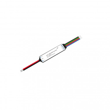 Mini Contrôleur Variateur Ruban LED 12/24V DC RGB compatible avec Télécommande RF