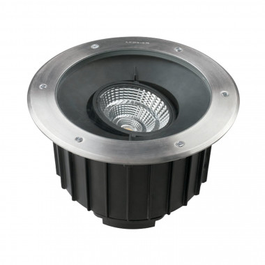 Faretto  LED 34.7W da incasso a Terra Gea Alluminio Regolabile Orientabile LEDS-C4 55-9972-CA-CK