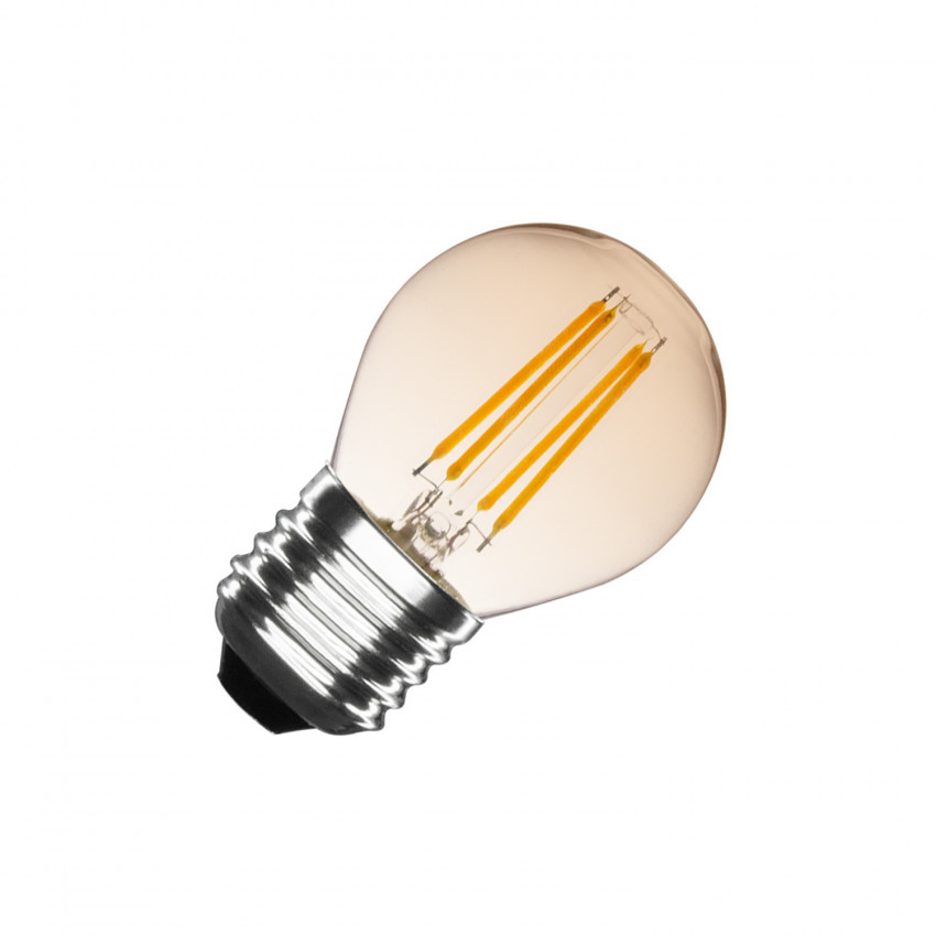 Product van LED Lamp Filament E27 4W 400 lm G45 Dimbaar Gold