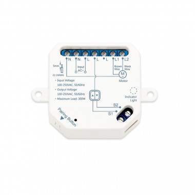 Product van WiFi Smart Schakelaar voor Elektrische Jaloezieën en Gordijnen 