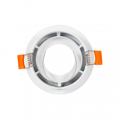 Product of White Round Design Downlight Frame for GU10 / GU5.3 LED Bulbs Ø 70 mm
