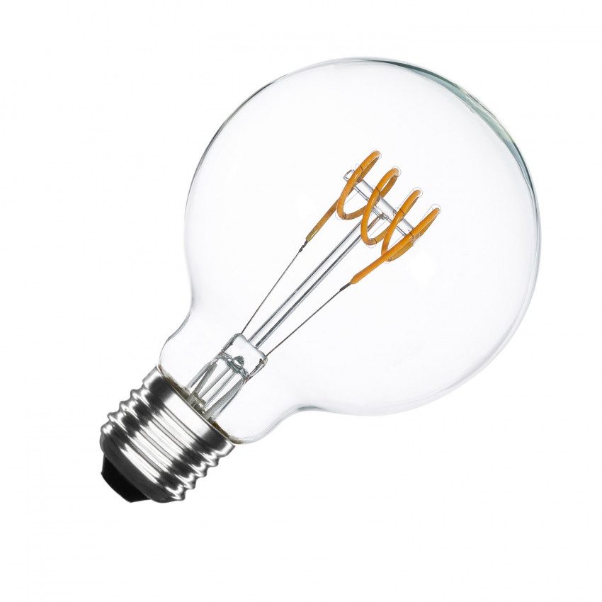 Product van LED Lamp Filament  E27 4W 130 lm G95  Dimbaar Spiral