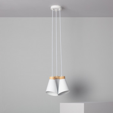 Itai Metal & Wood Pendant Lamp