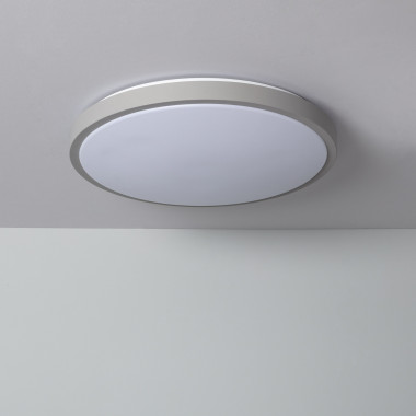 Přisazené Stropní Kruhové 24W LED Svítidlo Bari Kovové CCT dle Výběru Výřez Ø500 mm