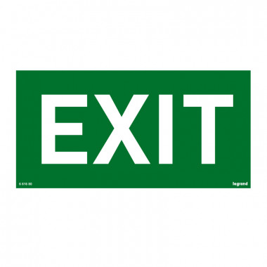 Hinweisschild Exit LEGRAND 661680