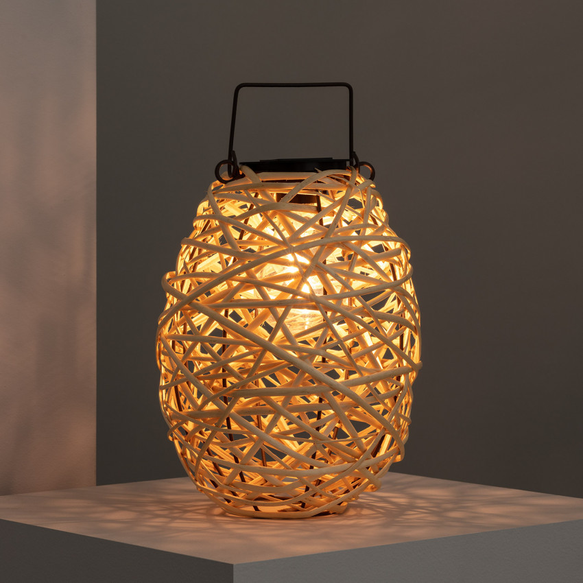Product of Baihar Rattan Outdoor Solar LED Table Lamp