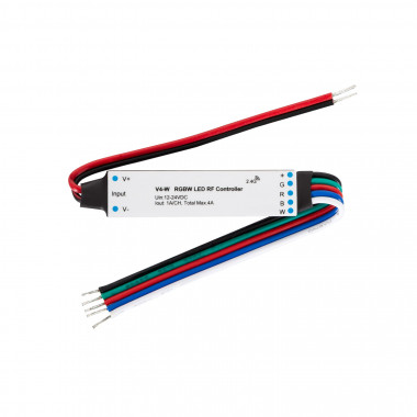 Produkt von Controller Dimmbar Mini LED-Streifen RGBW 12/24V DC kompatibel mit RF-Fernbedienung