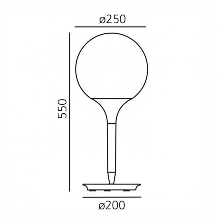 Product of ARTEMIDE Castore Ø25cm Table Lamp 