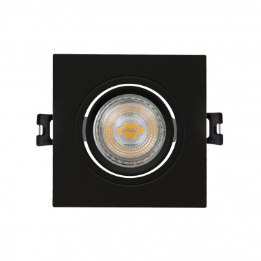 Product van Downlight Aro Vierkant kantelbaar voor LED lamp GU10 / GU5.3 Ø 75 mm