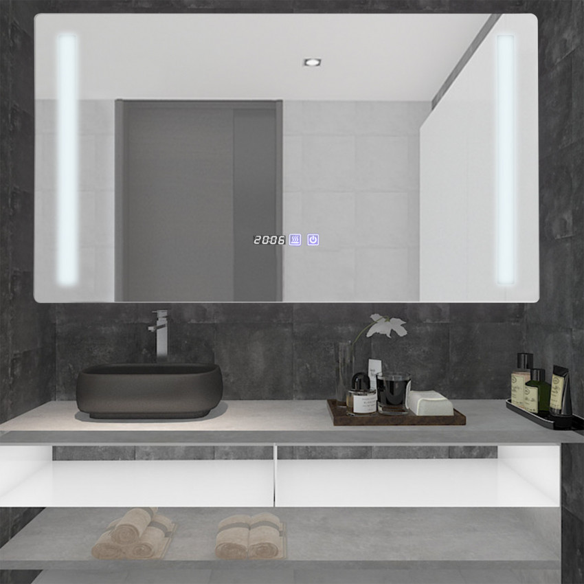 Produkt von Badezimmerspiegel mit LED-Licht und Antibeschlag 60x80 cm Big Similan