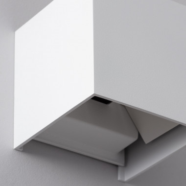 Prodotto da Applique da Parete Esterni LED 6W Alluminio Illuminazione Doppia Luce Eros Bianco