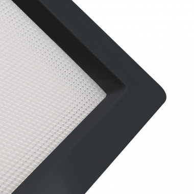 Product van Downlight LED 40W SAMSUNG New Aero Slim Vierkant 130 lm/W Microprismatisch (UGR17) ) LIFUD Zwart Zaagmaat 210x210 mm