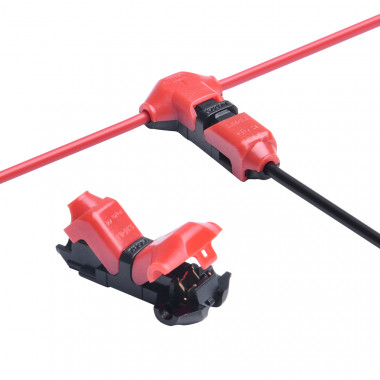 Verbindung Typ "T" 1-Polig mit 0,5 mm nicht abgewickeltem Kabel für LED-Streifen IP40