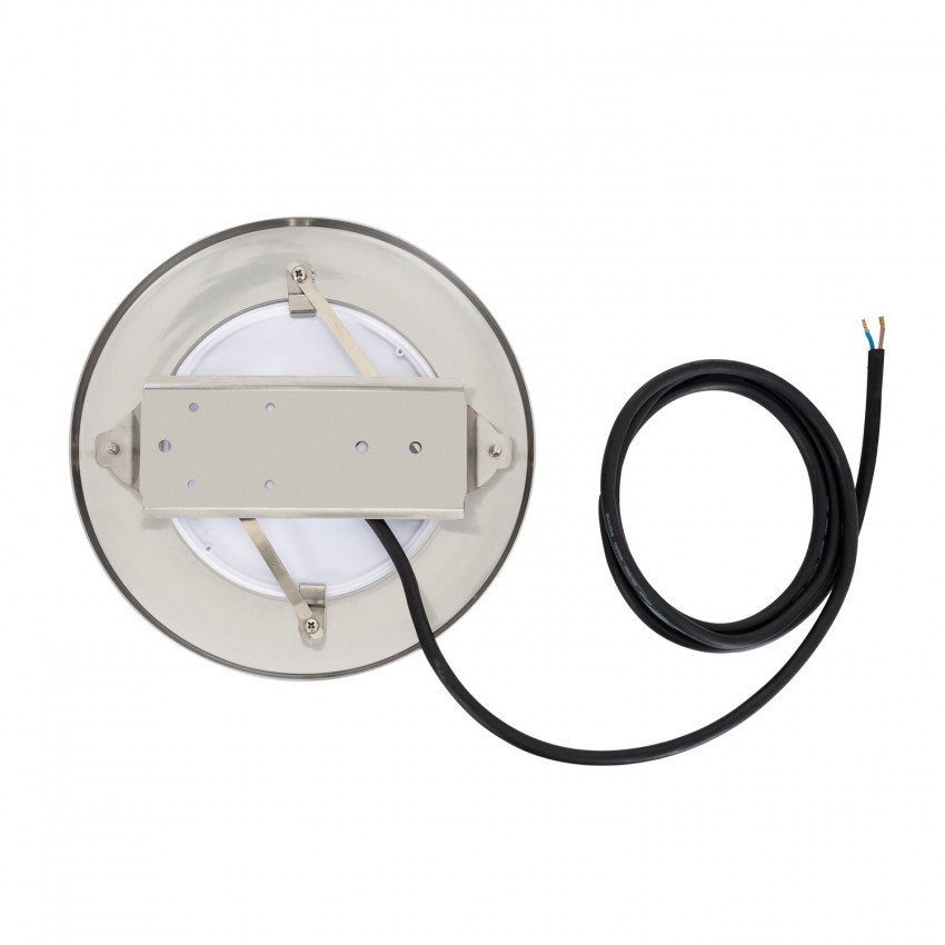Product van Zwembadlamp Opbouw Onderdomplebaar LED 12V AC 20W RGB RVS IP68