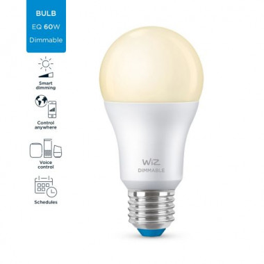Product of 8W E27 A60 Smart WiFi + Bluetooth WIZ Dimmable LED Bulb 