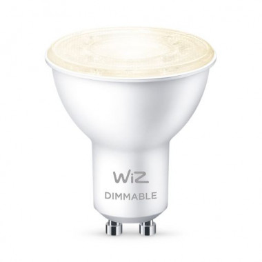 Ampoule LED Intelligente WiFi + Bluetooth GU10 400 lm PAR16 Dimmable WIZ  4.9W - Ledkia