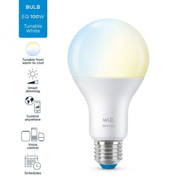 Product van Slimme LED Lamp E27 13W 1521 lm A67 WiFi + Bluetooth Dimbaar CCT WIZ 