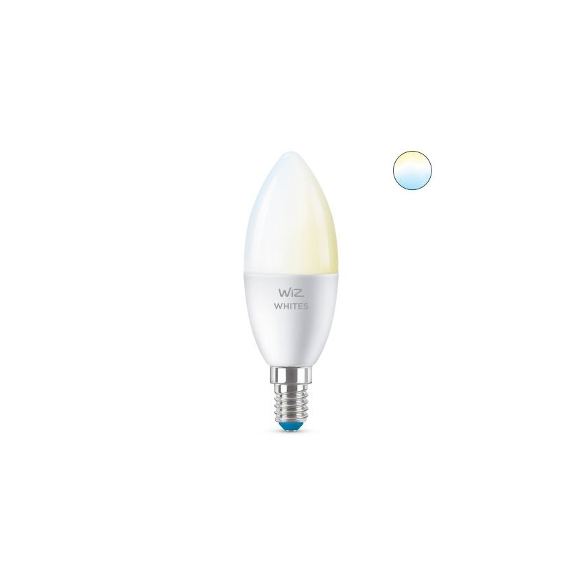Produkt von LED-Lampe Smart WiFi + Bluetooth E14 C37 CCT Dimmbar WIZ 4.9W