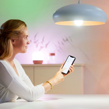 Produkt von 2er Pack LED-Glühbirnen Smart E14 4.9W 470 lm C37 WiFi  + Bluetooth Regulable RGB+CCT WIZ