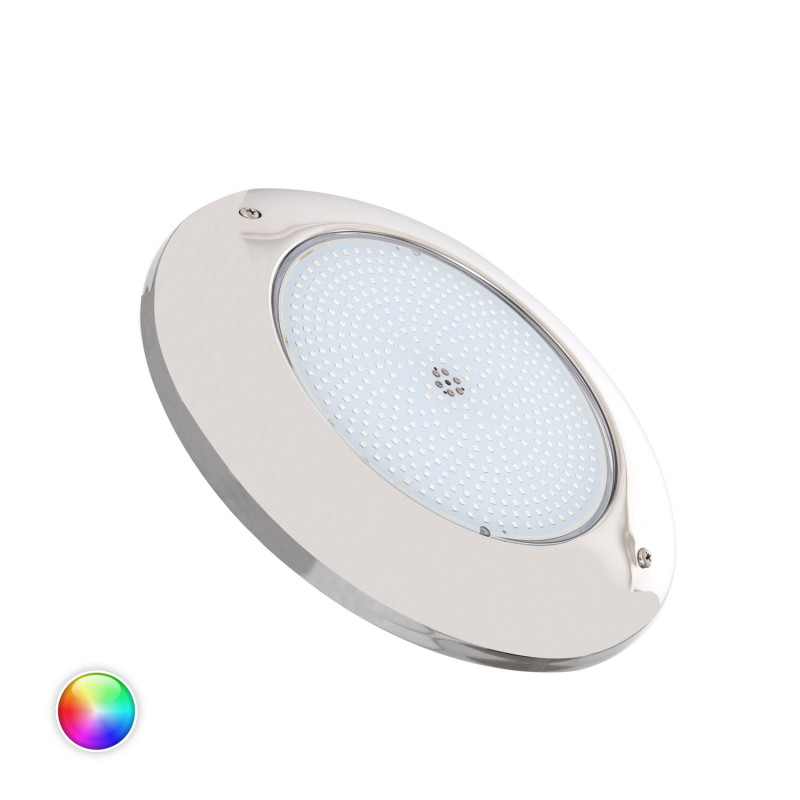 Prodotto da Faretto Piscina LED Superficie RGB Waterproof 12V AC IP68 Acciaio Inox 35W 