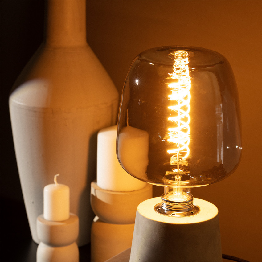 Product van LED Lamp  Filament  E27 8W 800 lm G235 Smoky