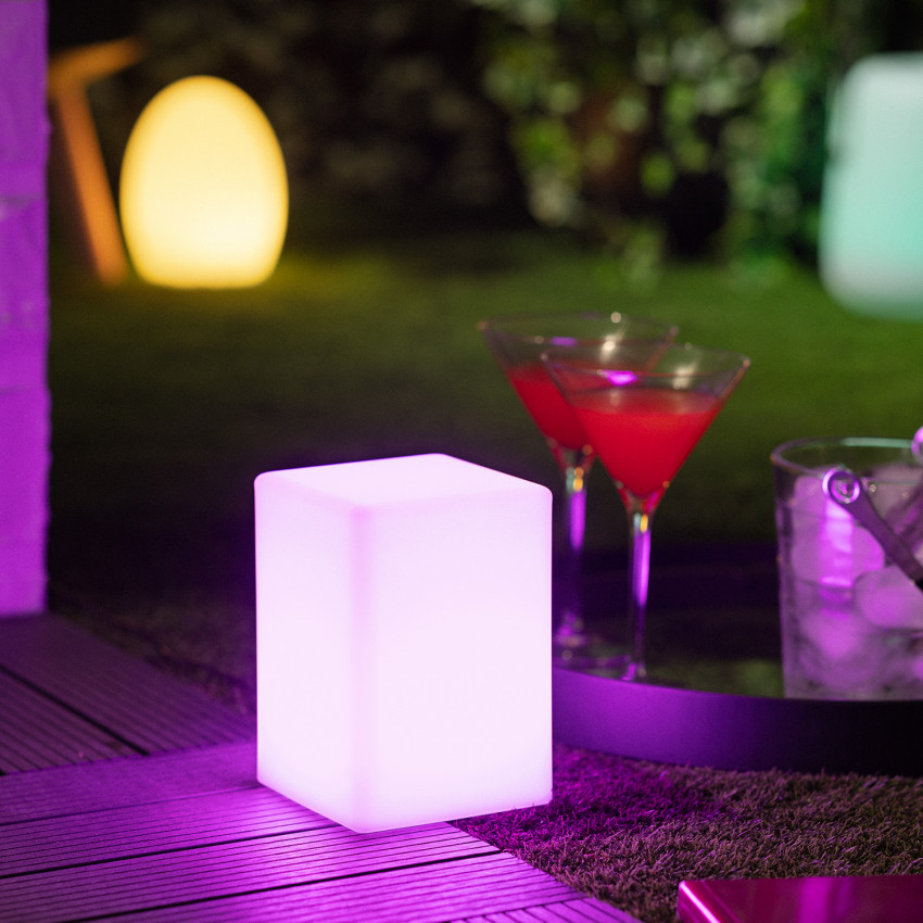 Product van Tafellamp Outdoor LED 2.5W RGB Draagbaar met Accu Oplaadbaar Kozan