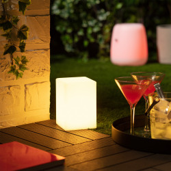 Kozan Portable Outdoor RGB LED Table Lamp with Rechargeable Battery