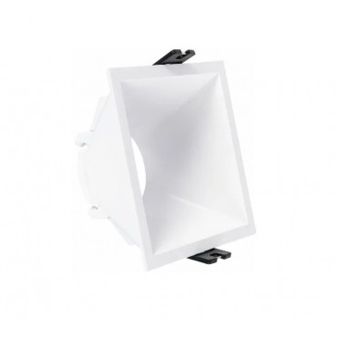 Product Collerette Downlight Carrée Faible UGR pour Ampoule LED GU10 Coupe 85x85mm